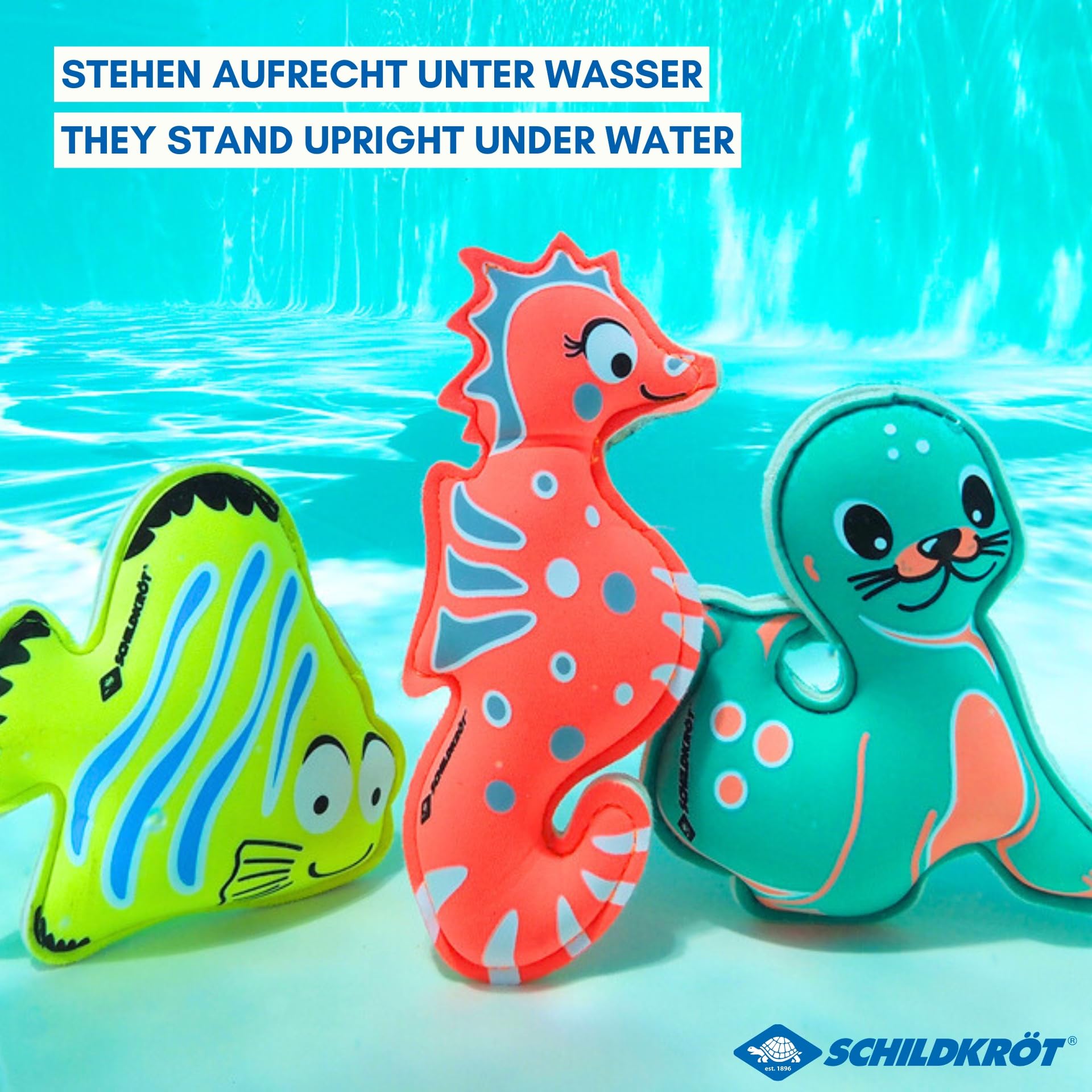 Schildkröt Outdoor Neopren Tauchtiere 3er Set Seelöwe Tauchspiel