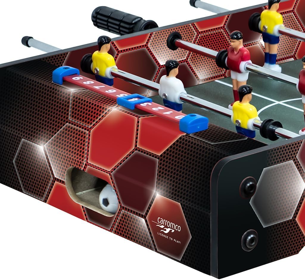 Carromco Bierkistenkicker Mini Tischfussball 2 Bälle