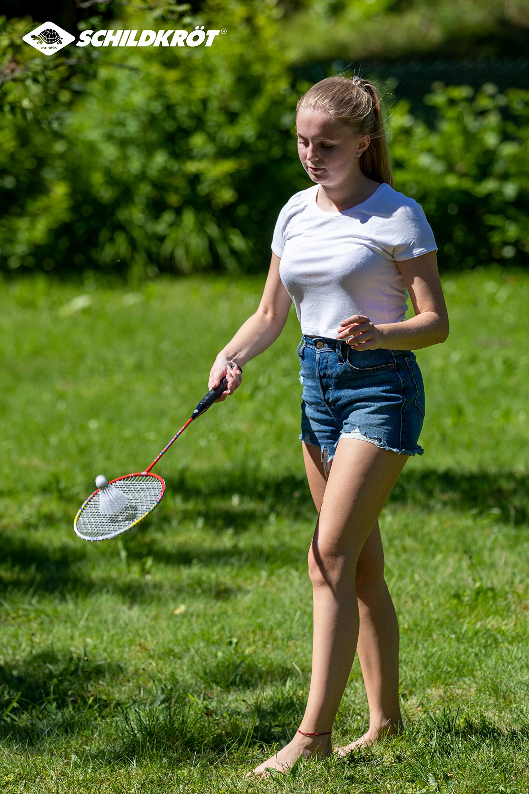 Schildkröt Outdoor Federball Set 2-Player Badmintonset Hülle