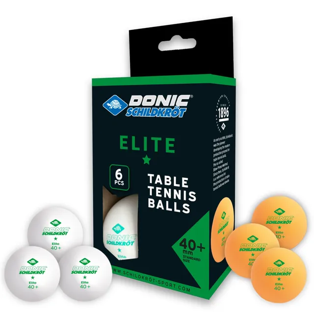 Schildkröt Outdoor Elite 1-Star Tischtennisball 6er 40 mm