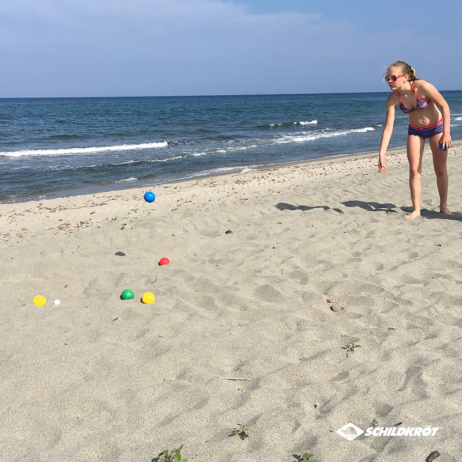Schildkröt Outdoor Fun Boccia Set 8+1 Kugeln mit Tasche