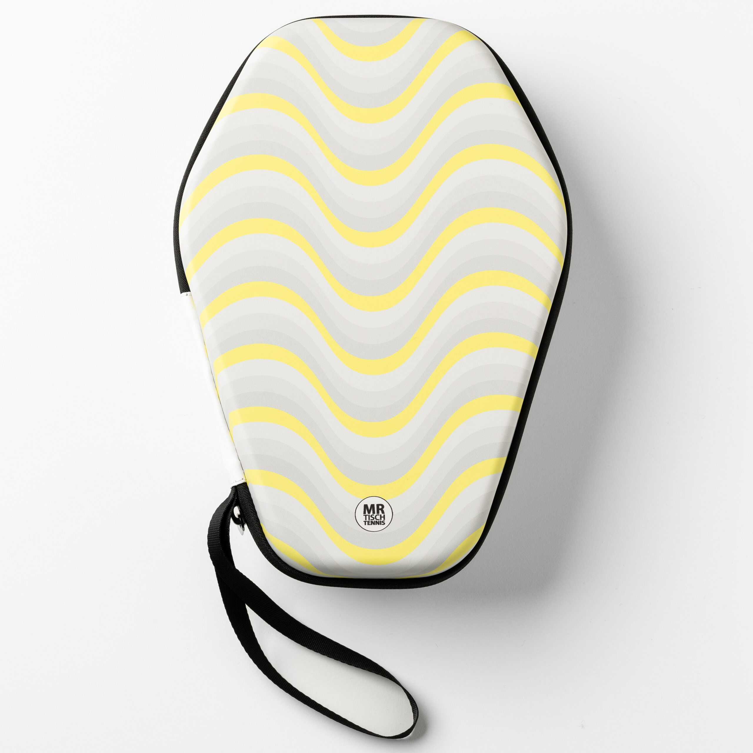 Mr. Tischtennis Design Case Schlägerhülle gelb 2 Schläger