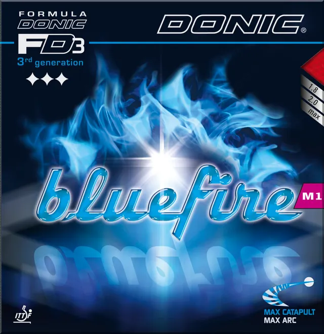 Donic Bluefire M1 Tischtennisbelag hart Topspin