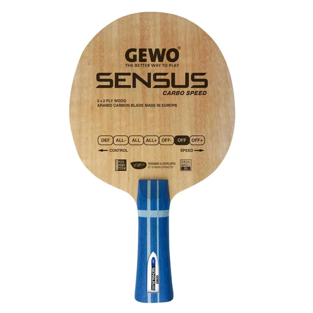 GEWO Sensus Carbo Speed Tischtennisholz offensiv 88g