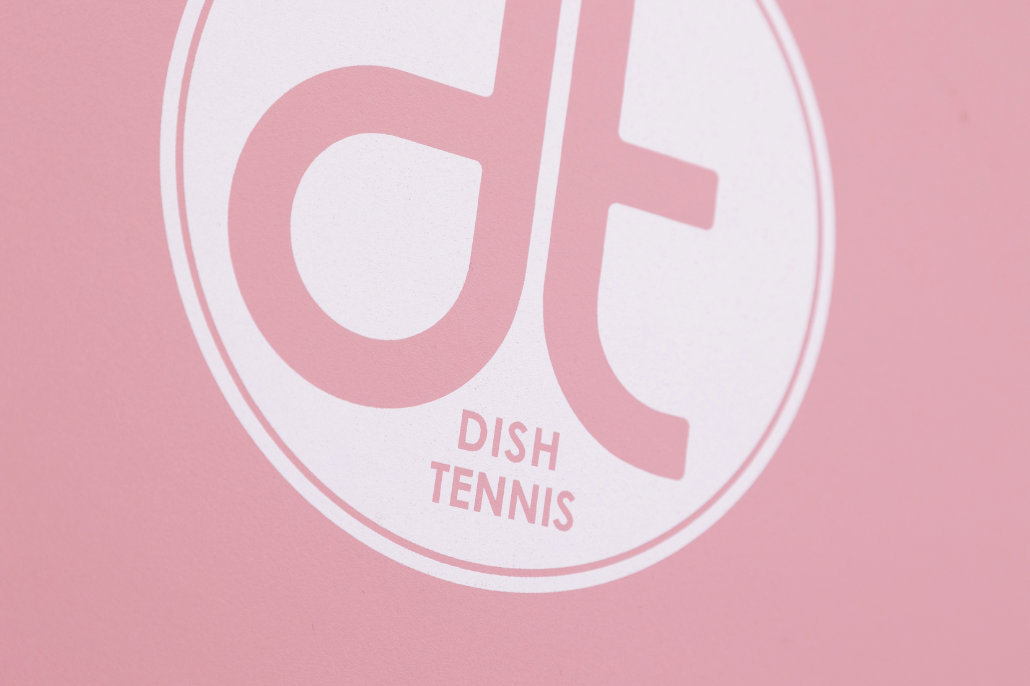 DISH TENNIS Farbige Tische Dusty Pink Tischtennistisch