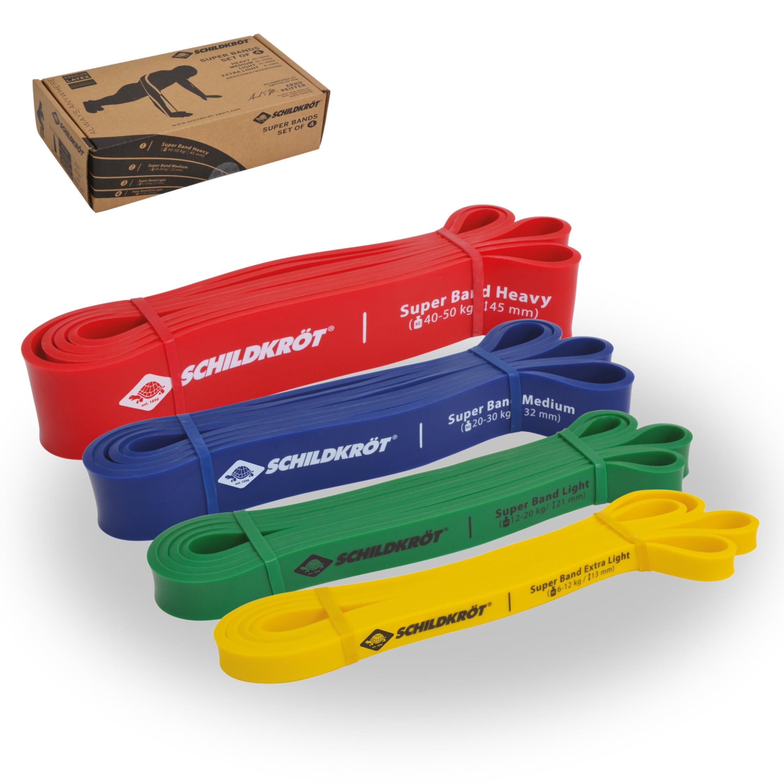 Schildkröt Outdoor Super Bands Set 4er Latex 208 cm