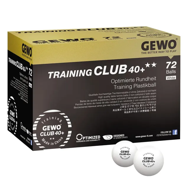 GEWO Ultra SLP Training Club Bälle weiß 72 Stück