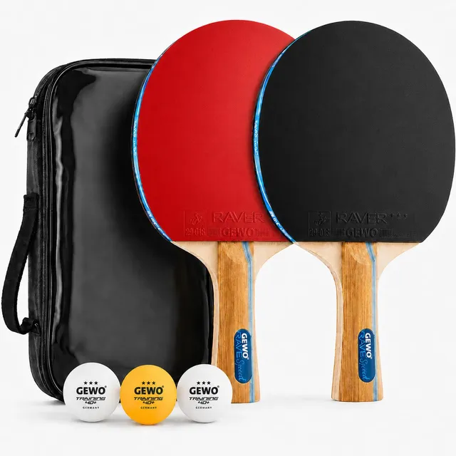 Gewo Player Rave Speed Tischtennisschläger Set 2+3