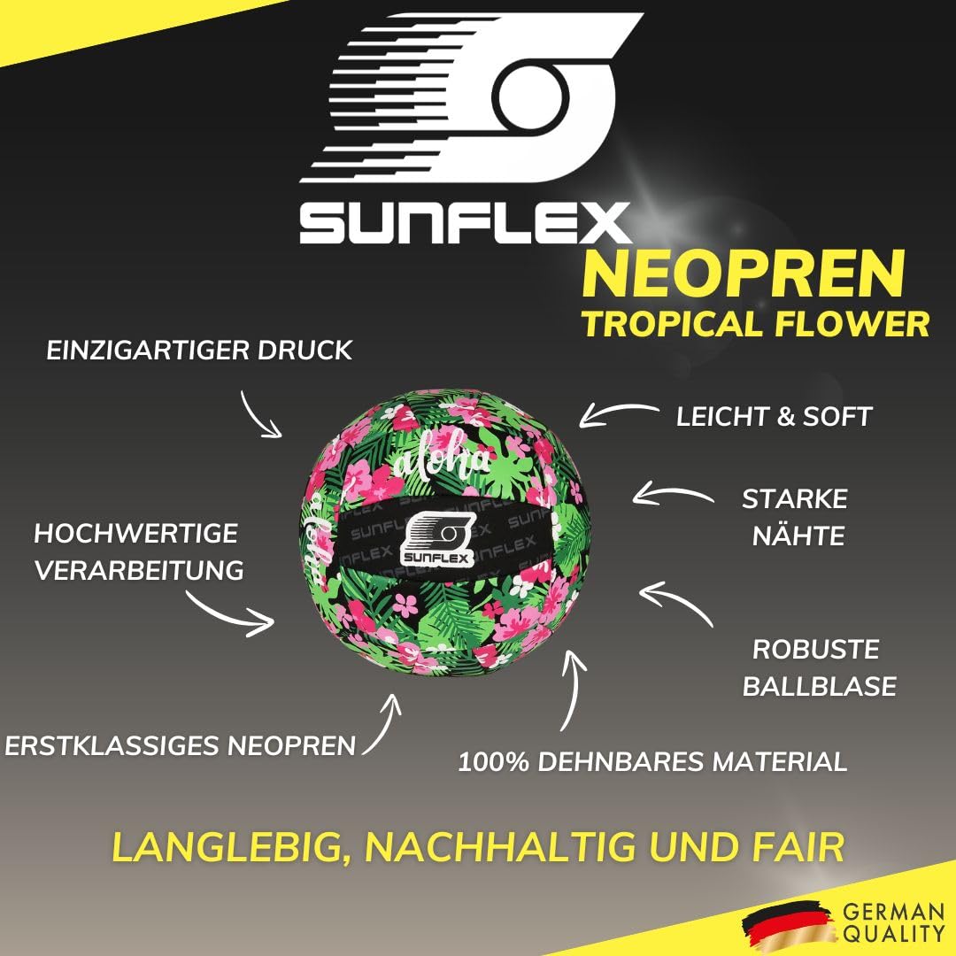 sunflex Action Pro Beachball Tropical Flower Größe 3