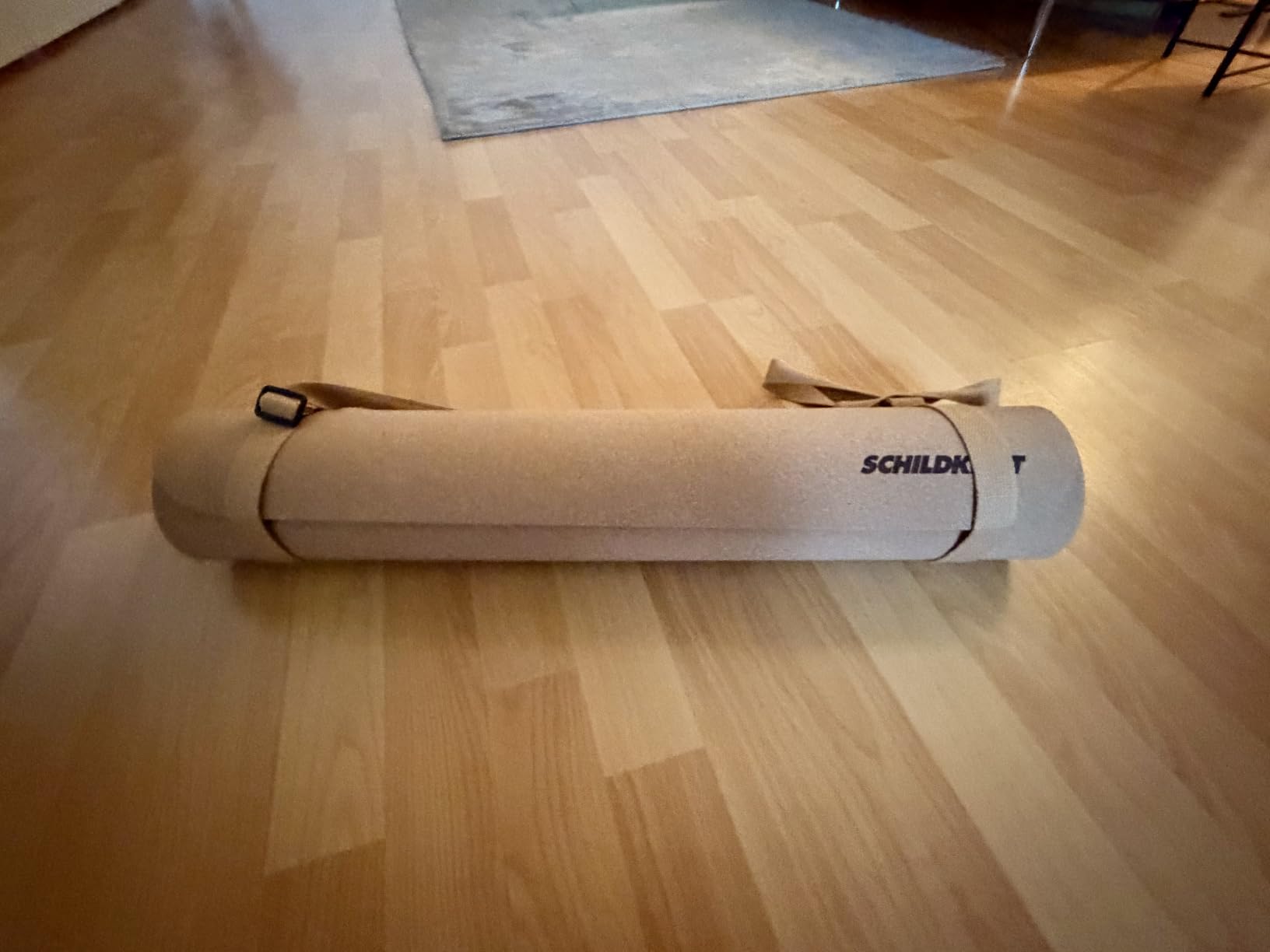Schildkröt Outdoor Yogamatte Kork 4mm mit Gurt