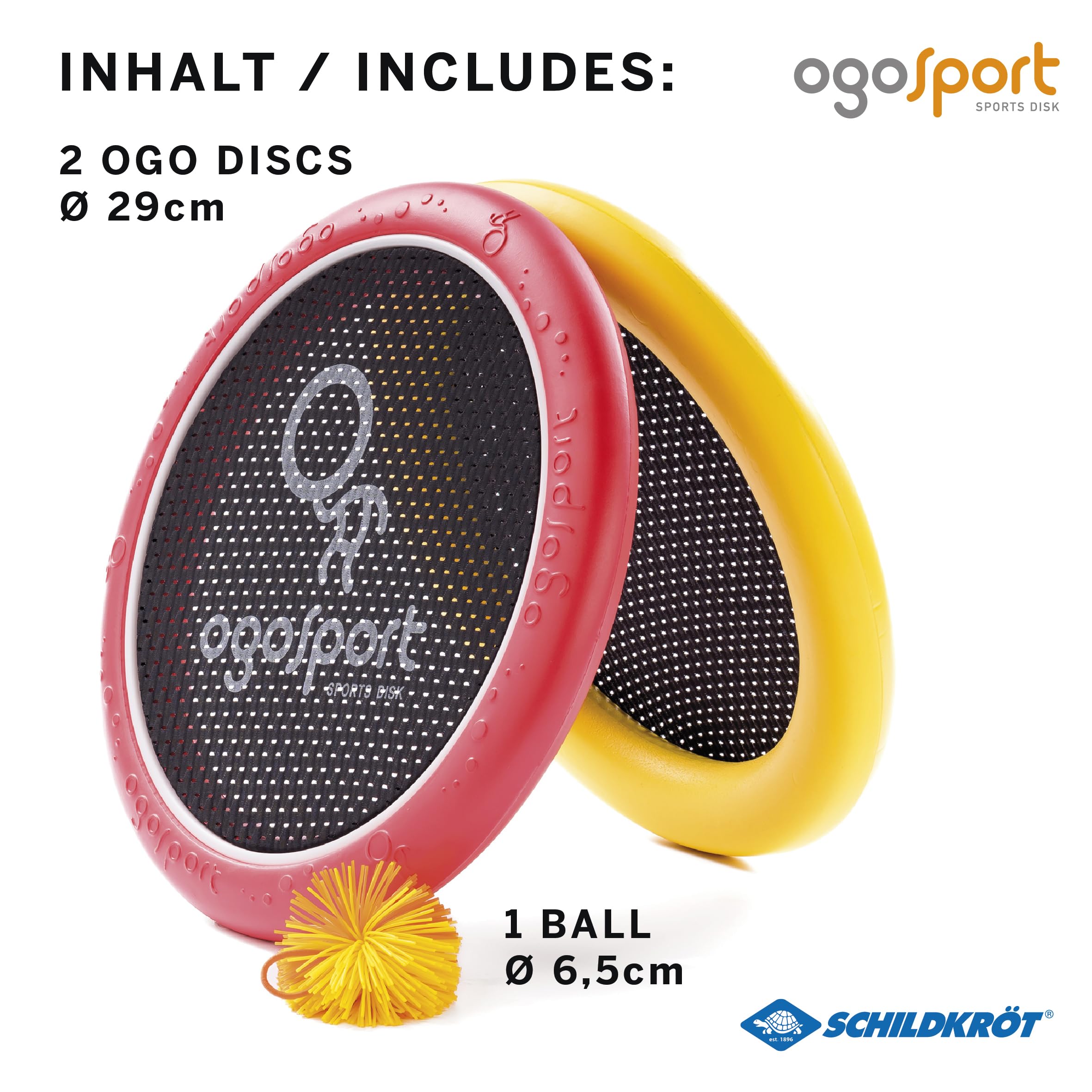 Schildkröt Outdoor Ogo Sport Set Softdiscs Gelb-Rot