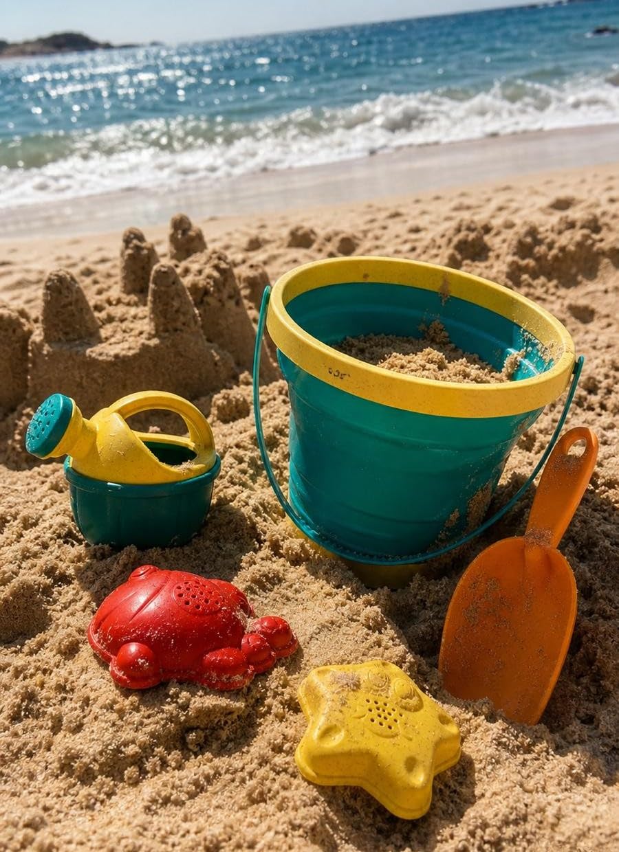 Schildkröt Outdoor Bucket Crew Sandspielzeug-Set 2L faltbar