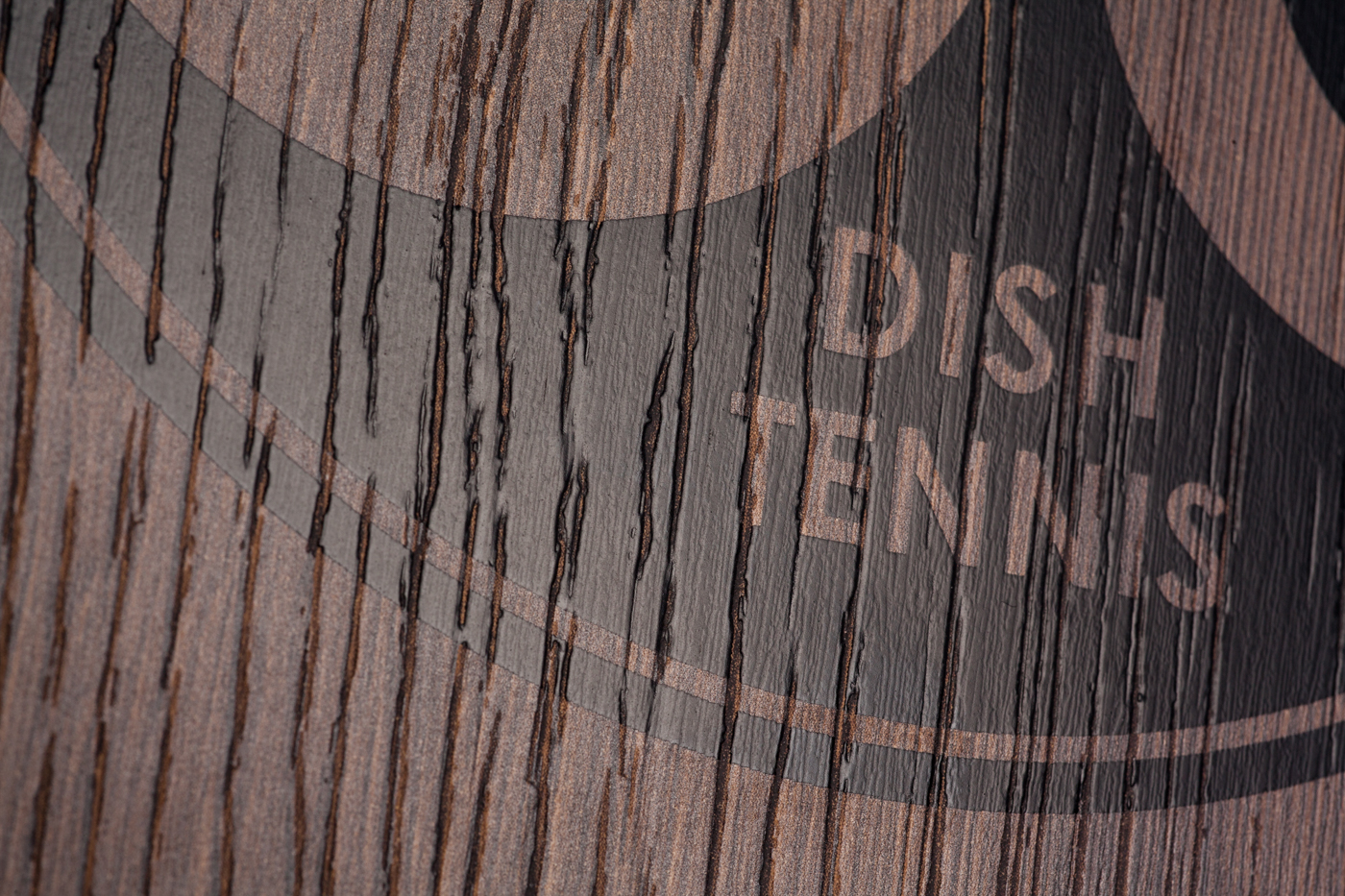 DISH TENNIS Farbige Tische Starke Eiche Tischtennistisch Eiche