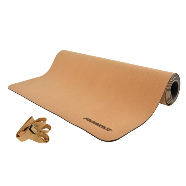Schildkröt Outdoor Yogamatte Kork 4mm mit Gurt