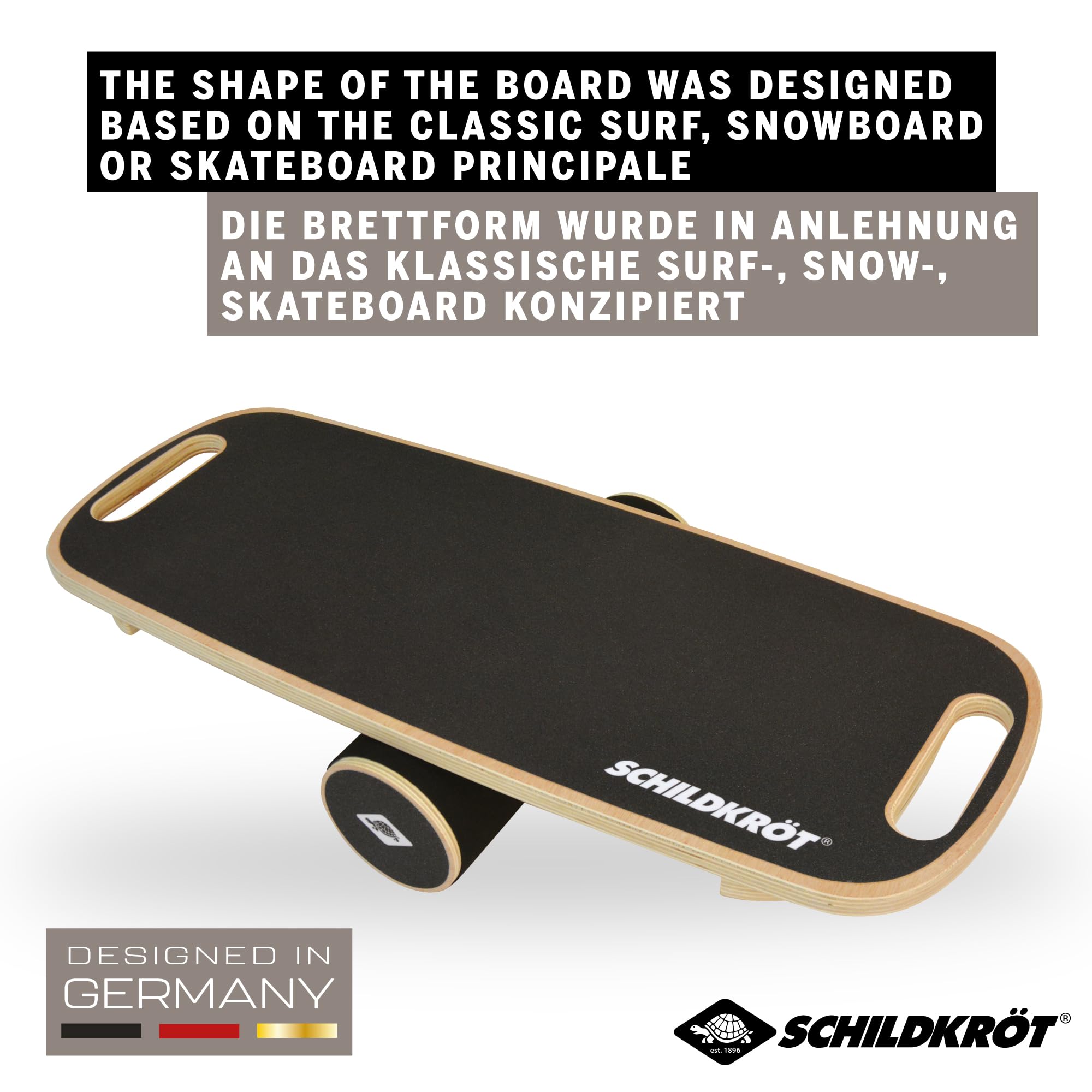 Schildkröt Outdoor Balance Board Holz 73,5x28cm 120kg