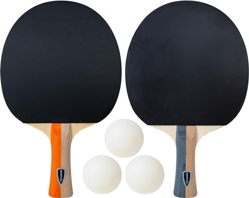 sunflex PRIME Pong Tischtennis-Set 2 Schläger 3 Bälle