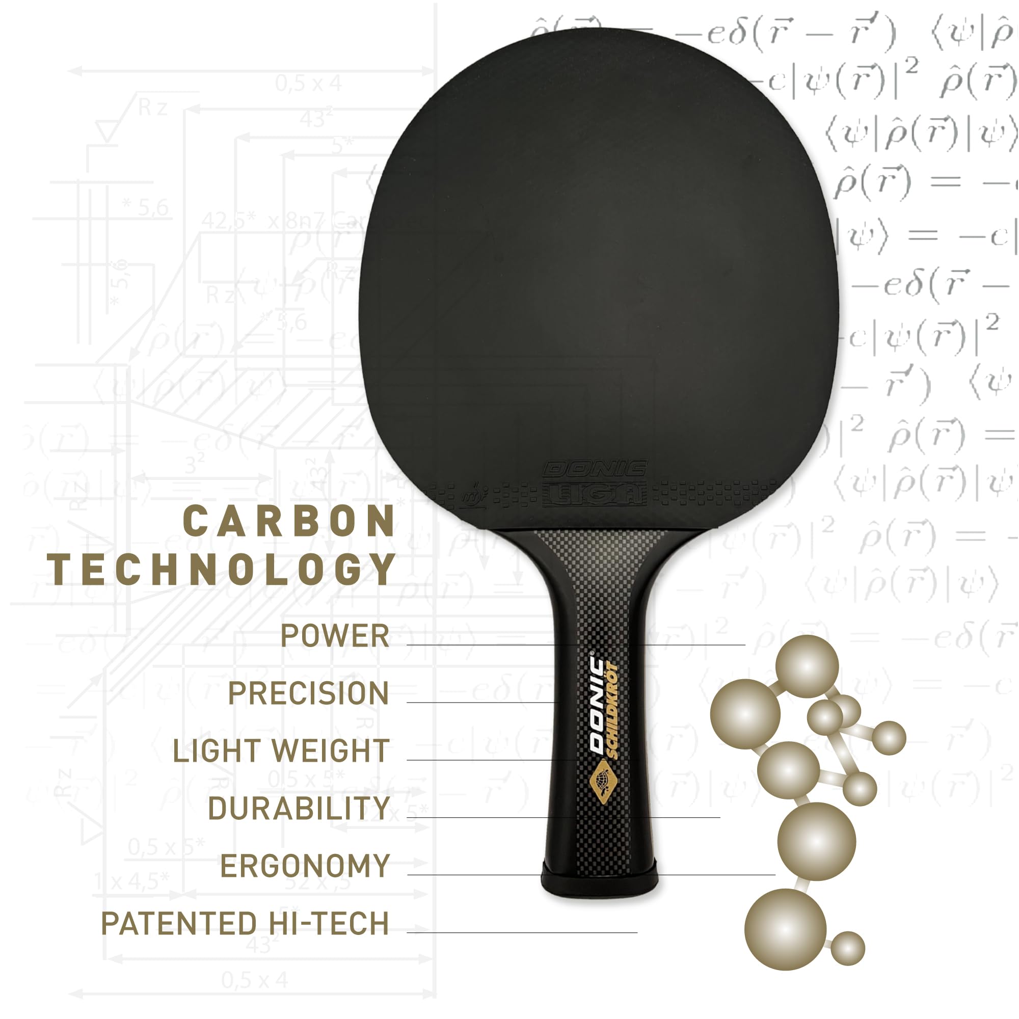 Schildkröt Carbotec 7000 Tischtennisschläger Carbon Tasche