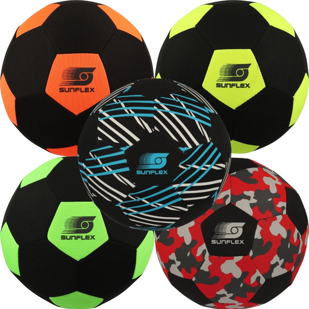 Sunflex Action Pro Fußball Neopren rot-schwarz 23cm