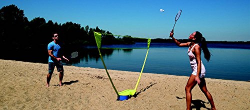 Schildkröt Compact Badminton-Set mit Netz 2 Schläger Koffer