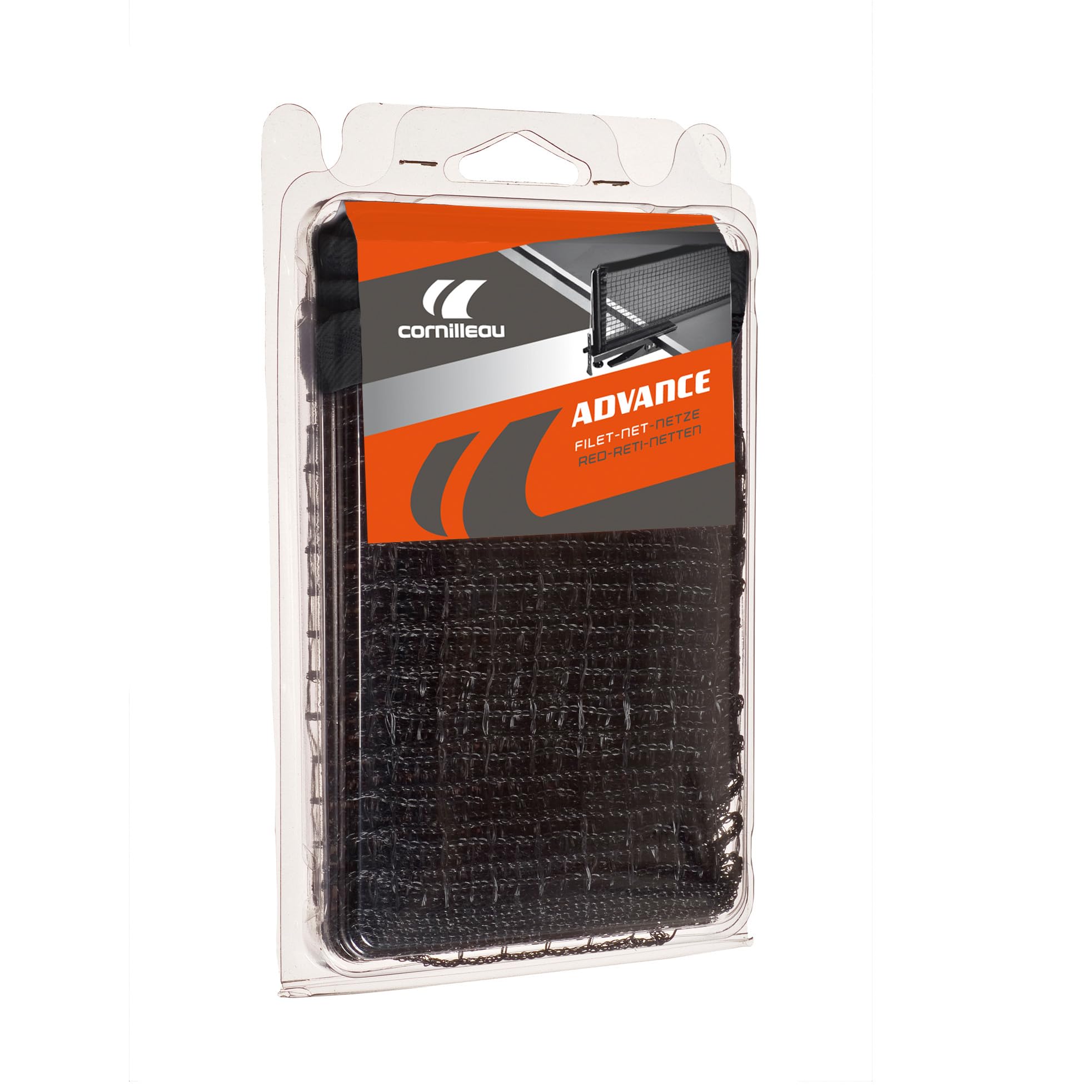 Cornilleau Advance Tischtennisnetz 180 cm Ersatznetz schwarz