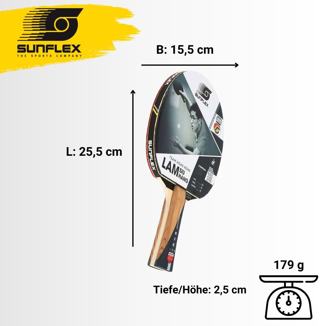 Sunflex Signature Line Lam Siu Hang Tischtennisschläger 2,1 mm