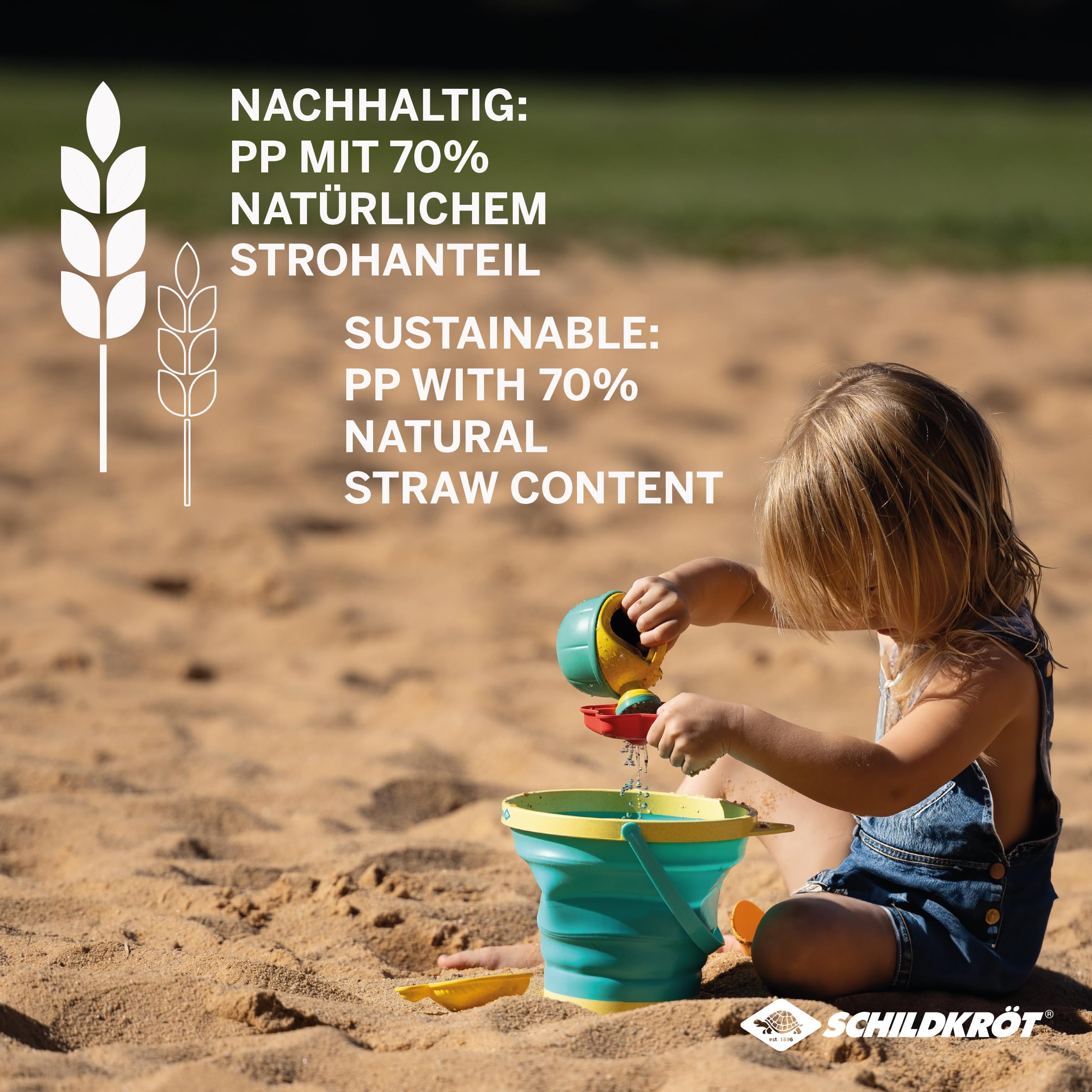 Schildkröt Outdoor Bucket Crew Sandspielzeug-Set 2L faltbar
