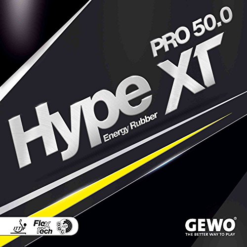 GEWO Hype XT Pro 50.0 Tischtennisbelag 2,1 mm Hard+