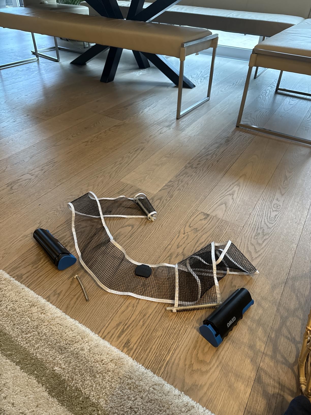 GEWO CS FleXX Tischtennisnetz 200 cm mobil schwarz