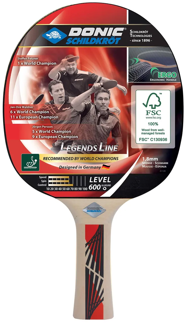 Schildkröt Legends 600 Tischtennisschläger konkav