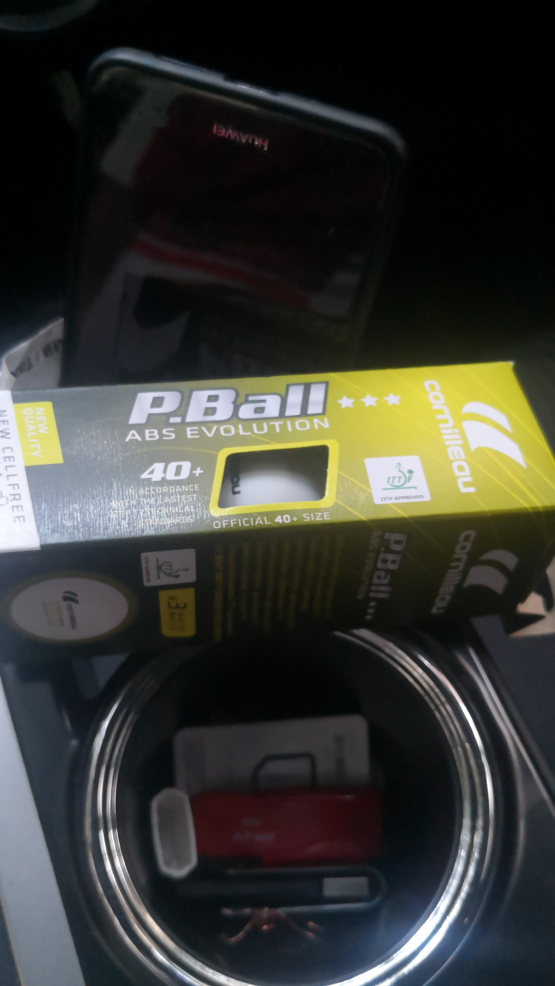 Cornilleau Bälle 3 Star Tischtennisbälle Weiß 3er 40mm
