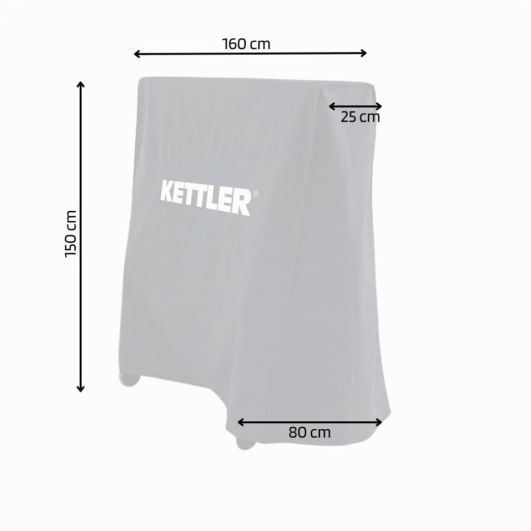 Kettler Match Abdeckhaube Premium schwarz wetterfest Polyester