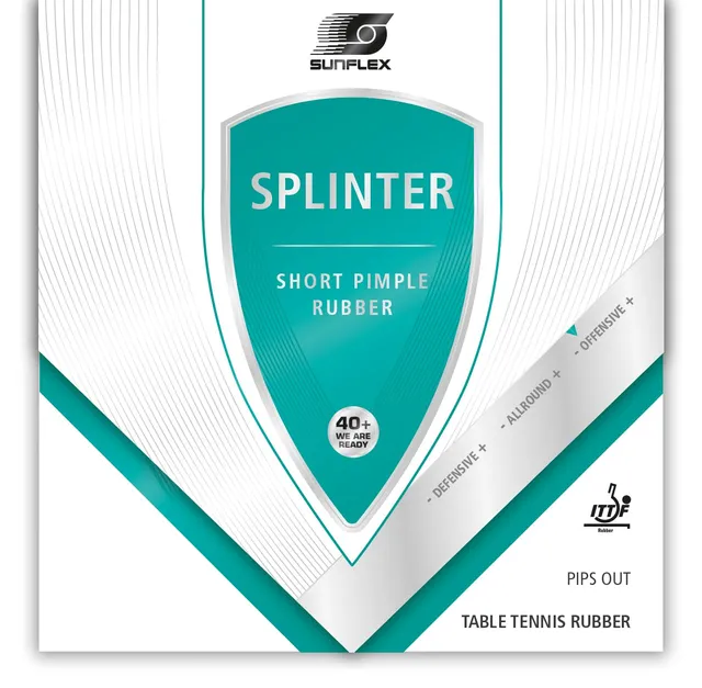 sunflex Signature Splinter Tischtennis-Belag 2,3mm Schwarz