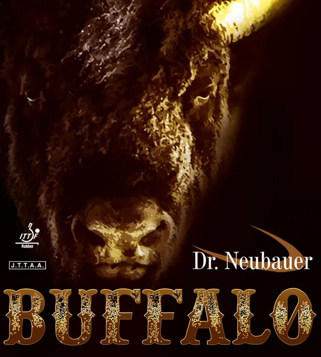 Dr. Neubauer BUFFALO Belag Anti-Spin 1,5 mm Rot Schwarz