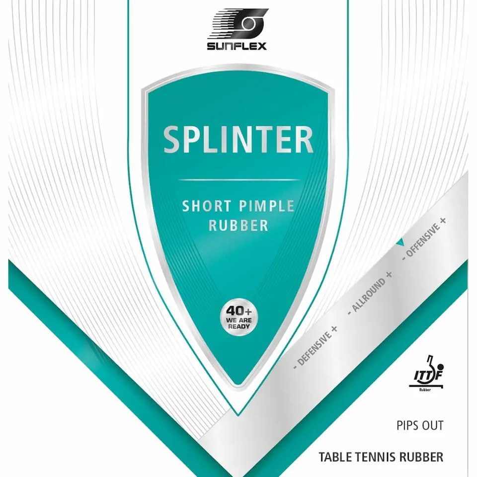 Sunflex Signature Line Splinter Belag Schwarz 1,5 mm