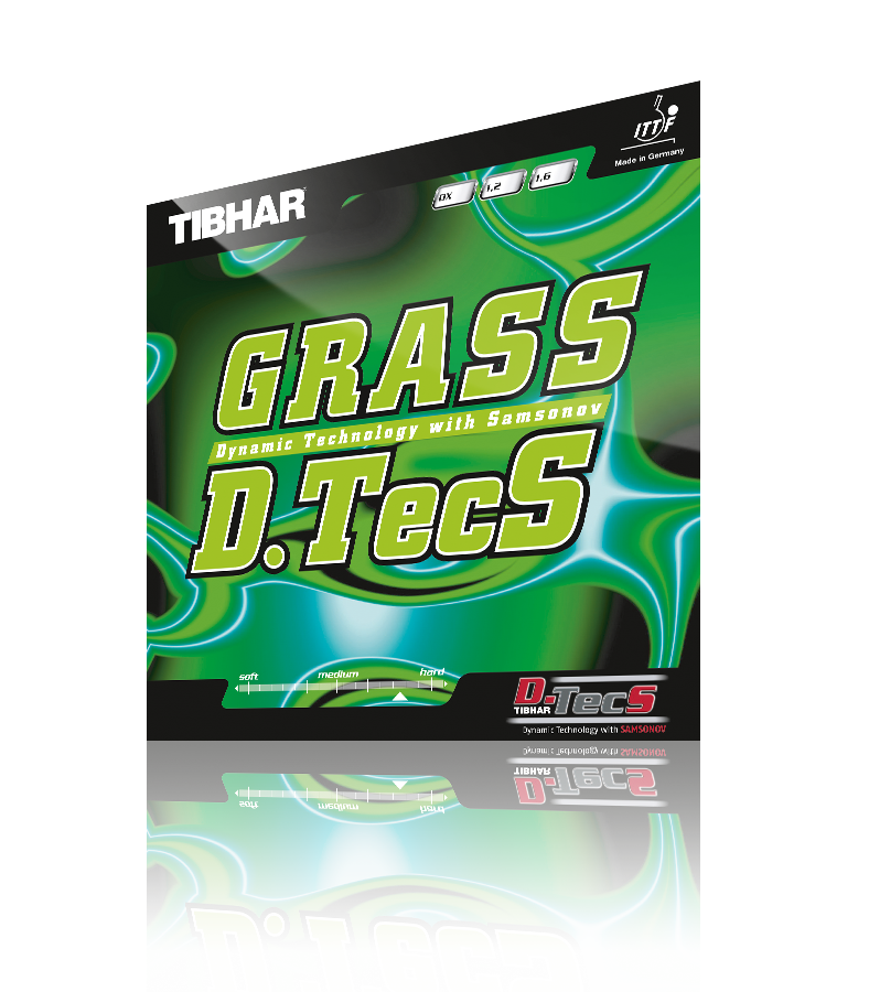 Tibhar Grass D.TecS Tischtennisbelag Langnoppen Unterschnitt