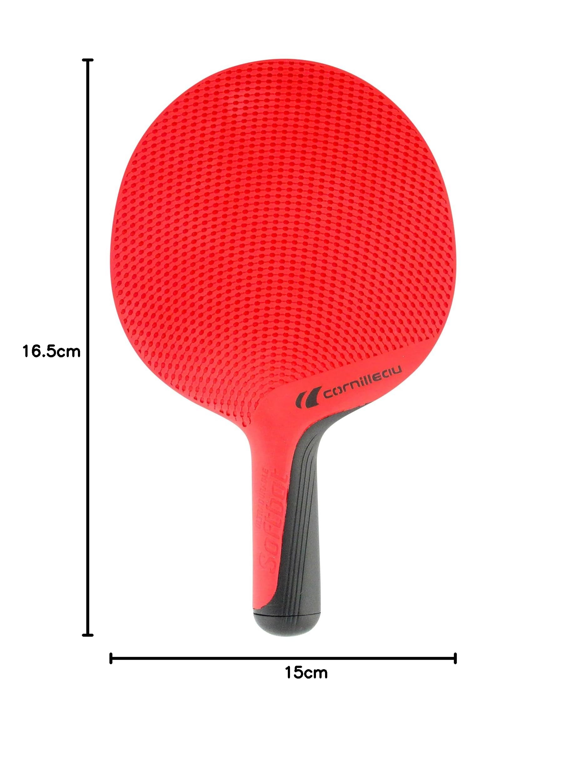 Cornilleau Softbat Eco Tischtennisschläger 2er Set rot/blau Outdoor