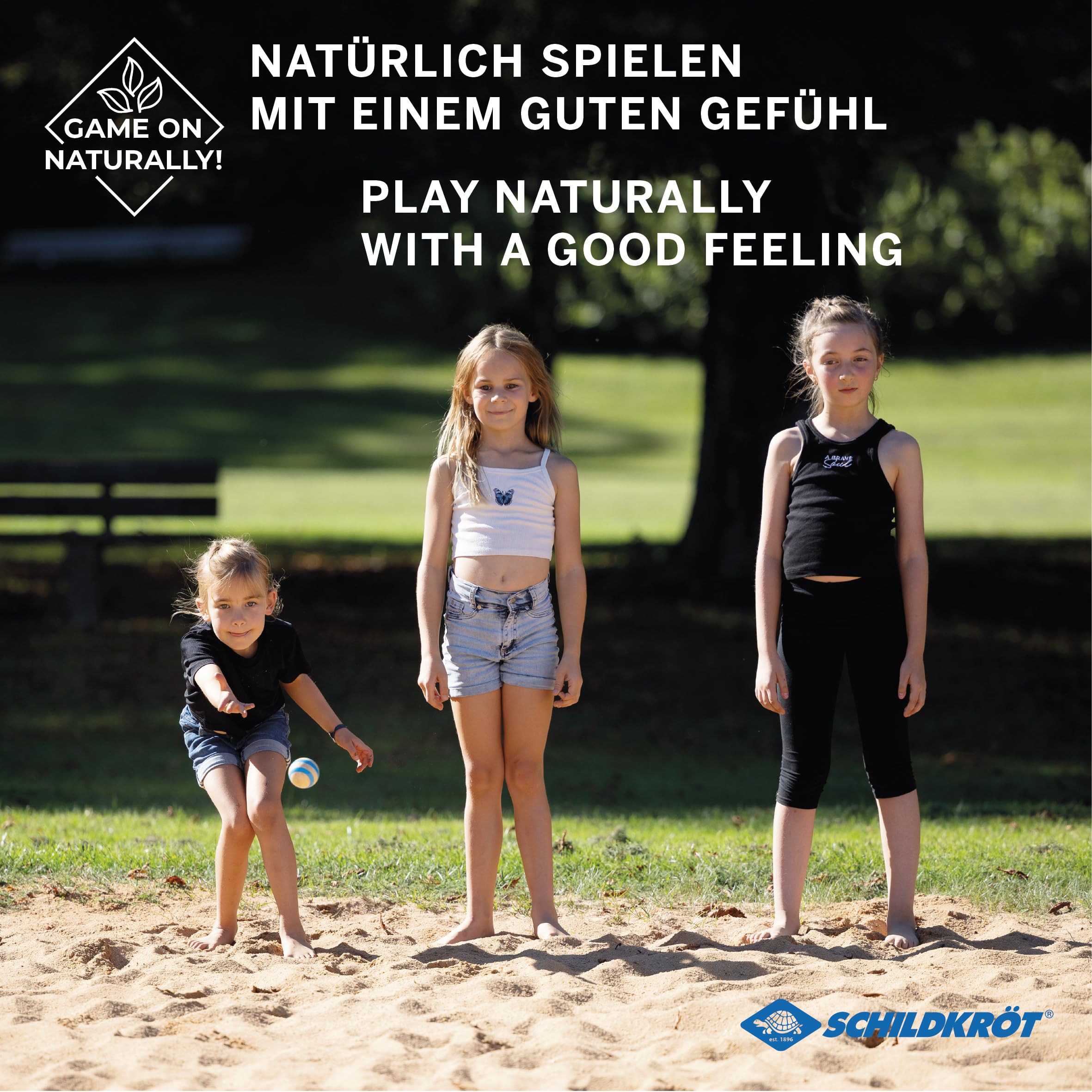 Schildkröt Boccia-Set Holz 6 Kugeln FSC Kinder