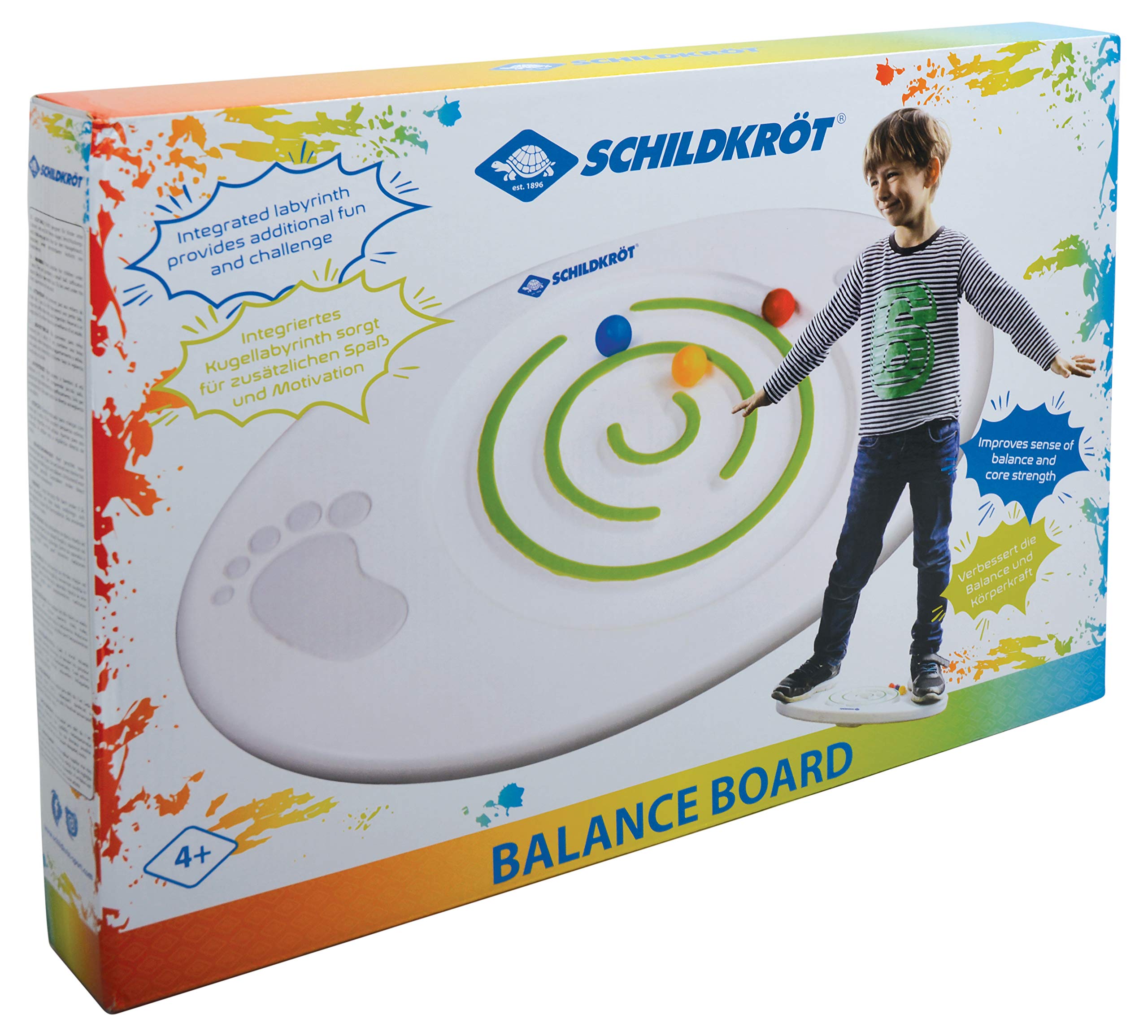 Schildkröt Outdoor Kids Balance Board mit Labyrinth ab 4 Jahren
