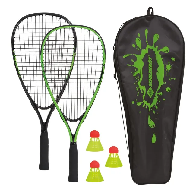 Schildkröt Outdoor Speedbadminton Set 2 Schläger 3 Bälle