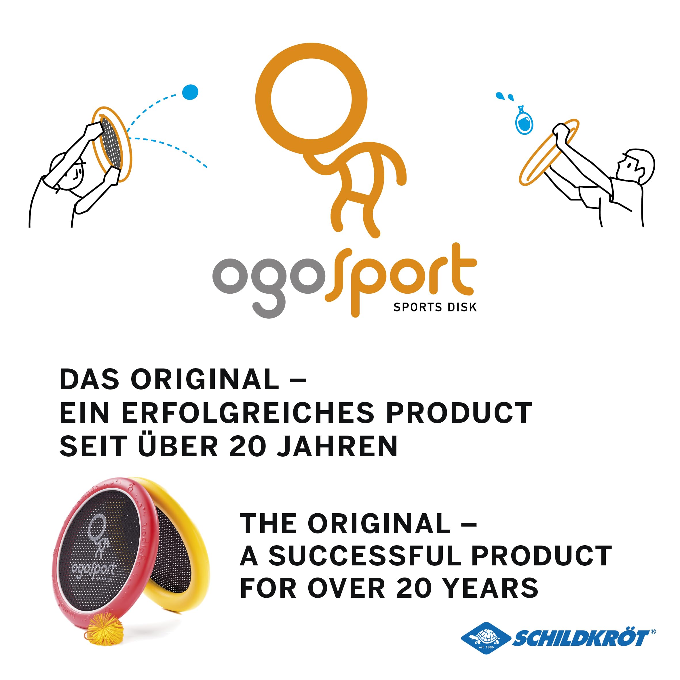 Schildkröt Outdoor Ogo Sport Set Softdiscs Gelb-Rot