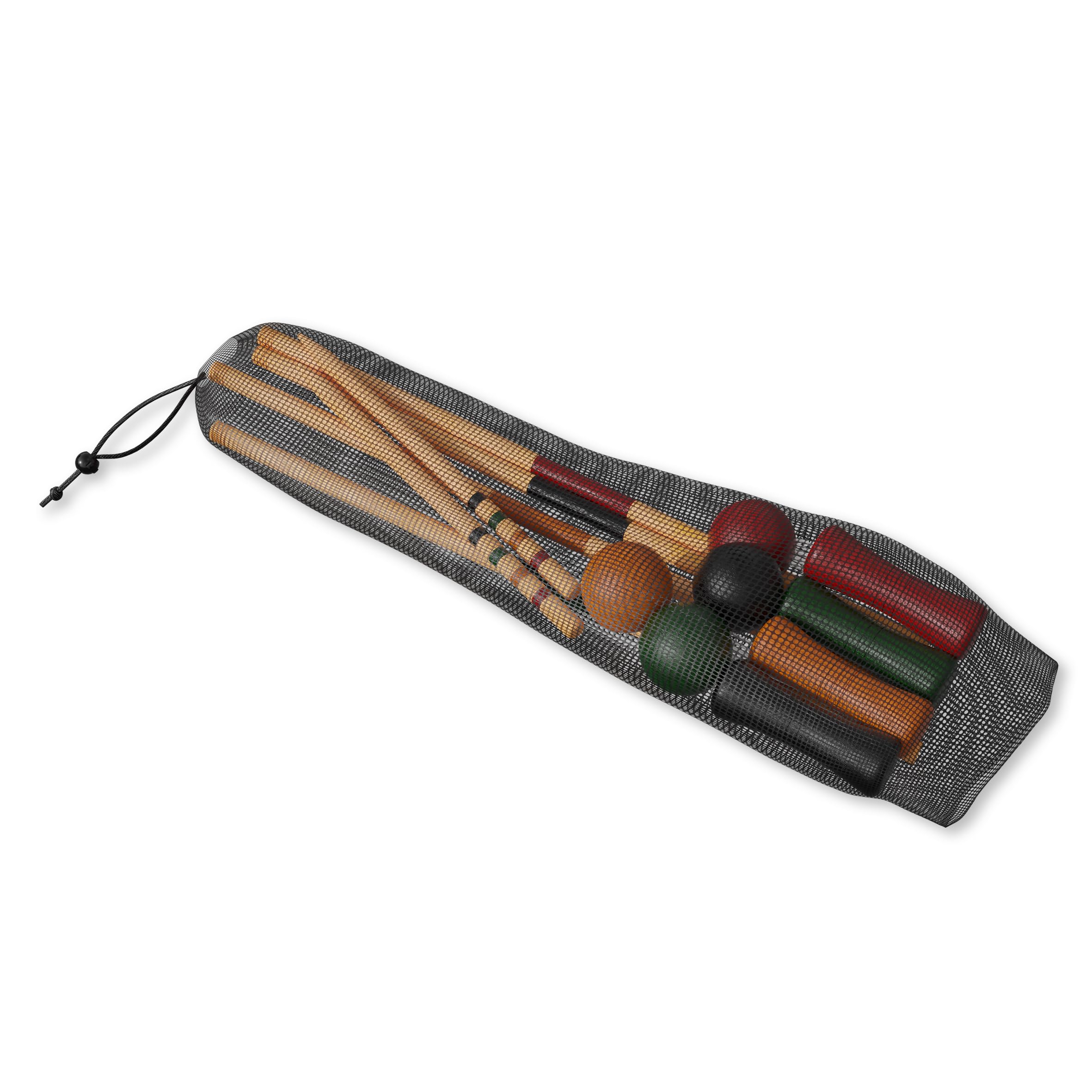 Carromco Basic-XM Krocket Set 4er Holz für 4 Spieler
