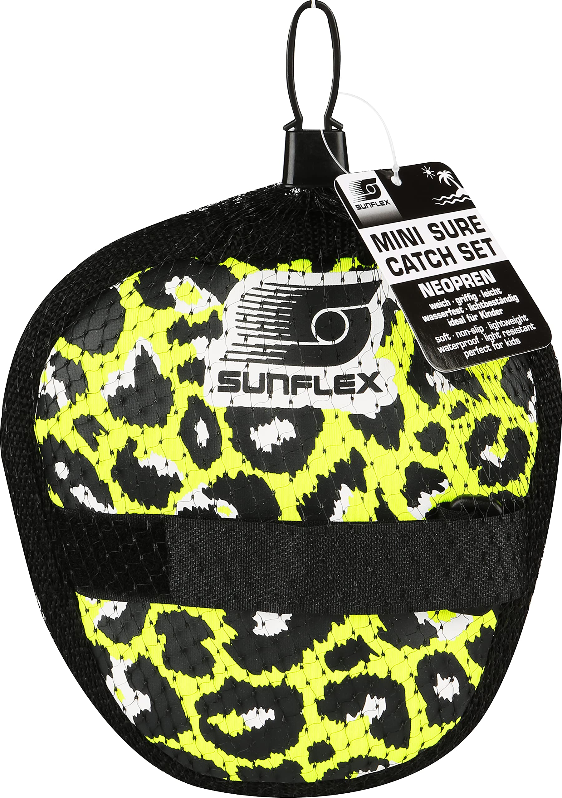 Sunflex Neoremix Mini Sure Catch Klettballspiel schwarz
