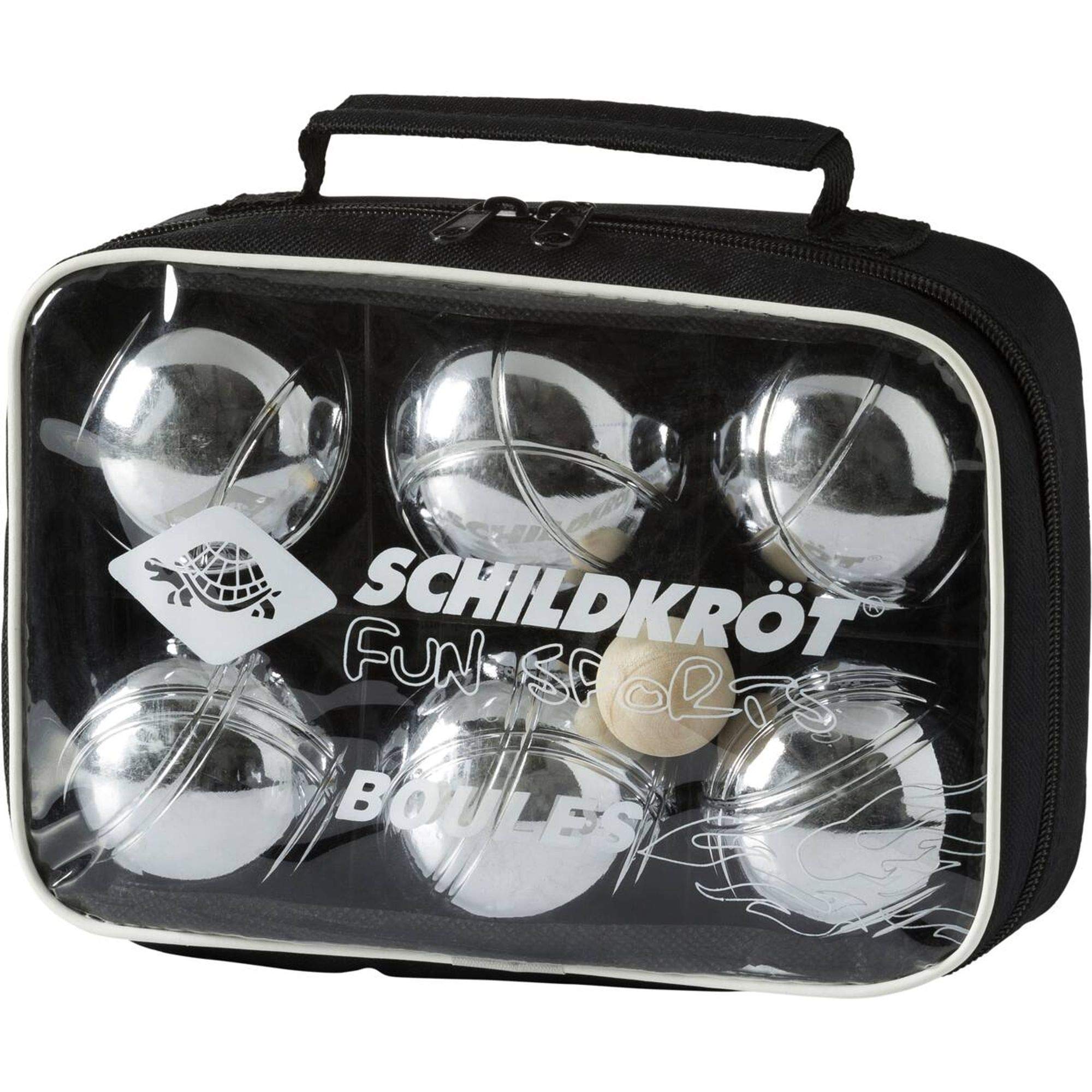 Schildkröt Boule Set 6 Stahlkugeln 7,25 cm Tasche