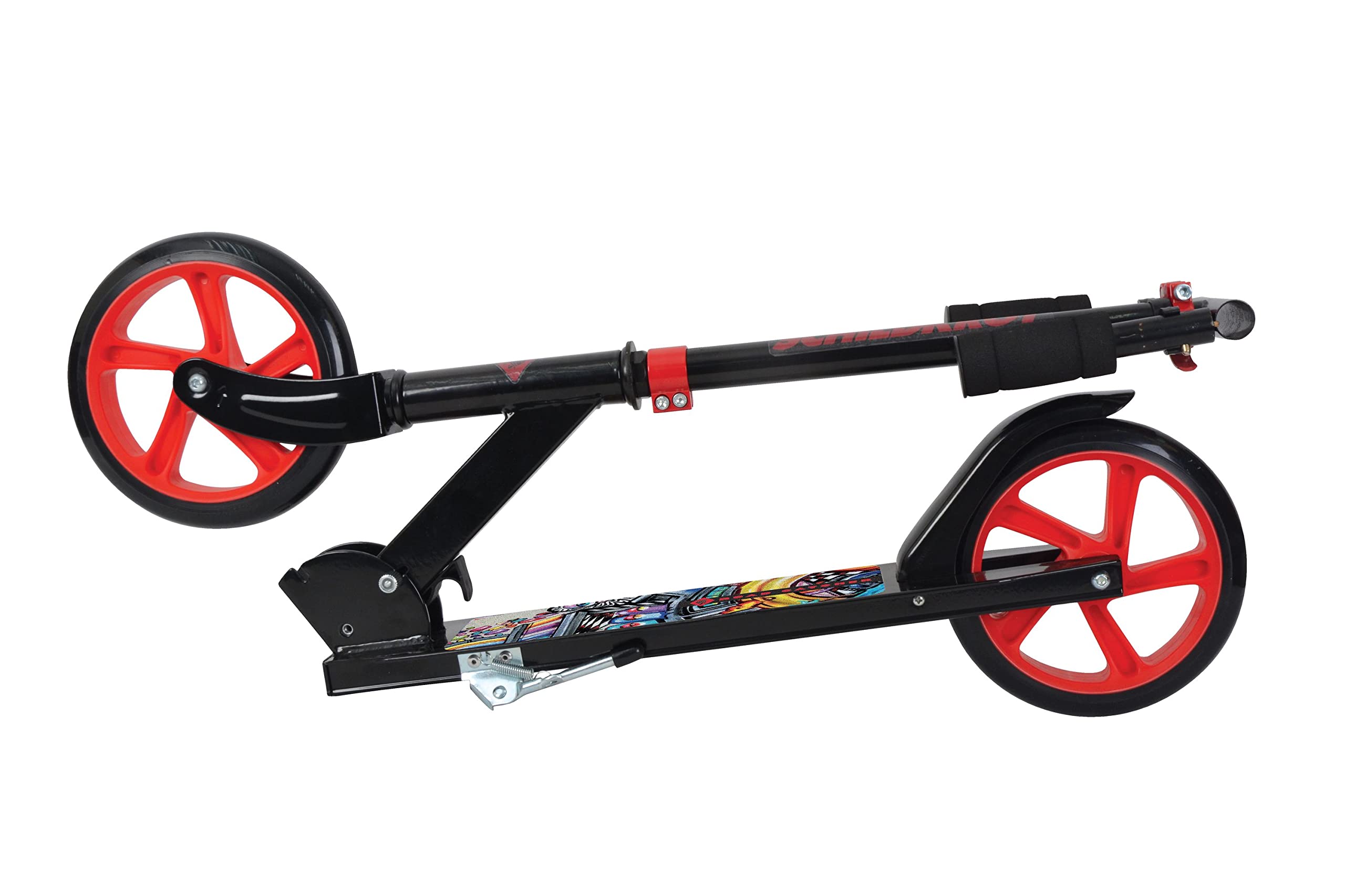 Schildkröt Road Catcher Scooter Graffiti 200mm Roller klappbar