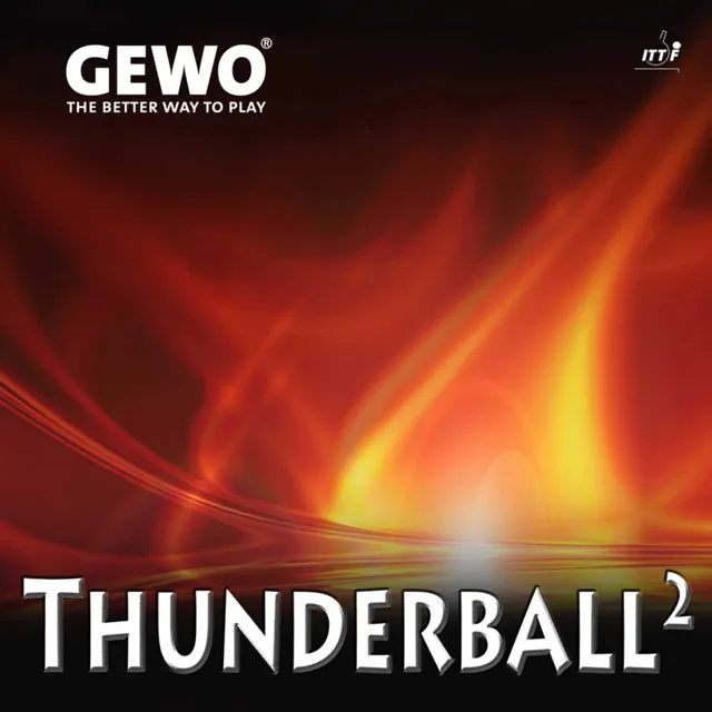 GEWO Thunderball Tischtennisbelag 1,8 mm Allround