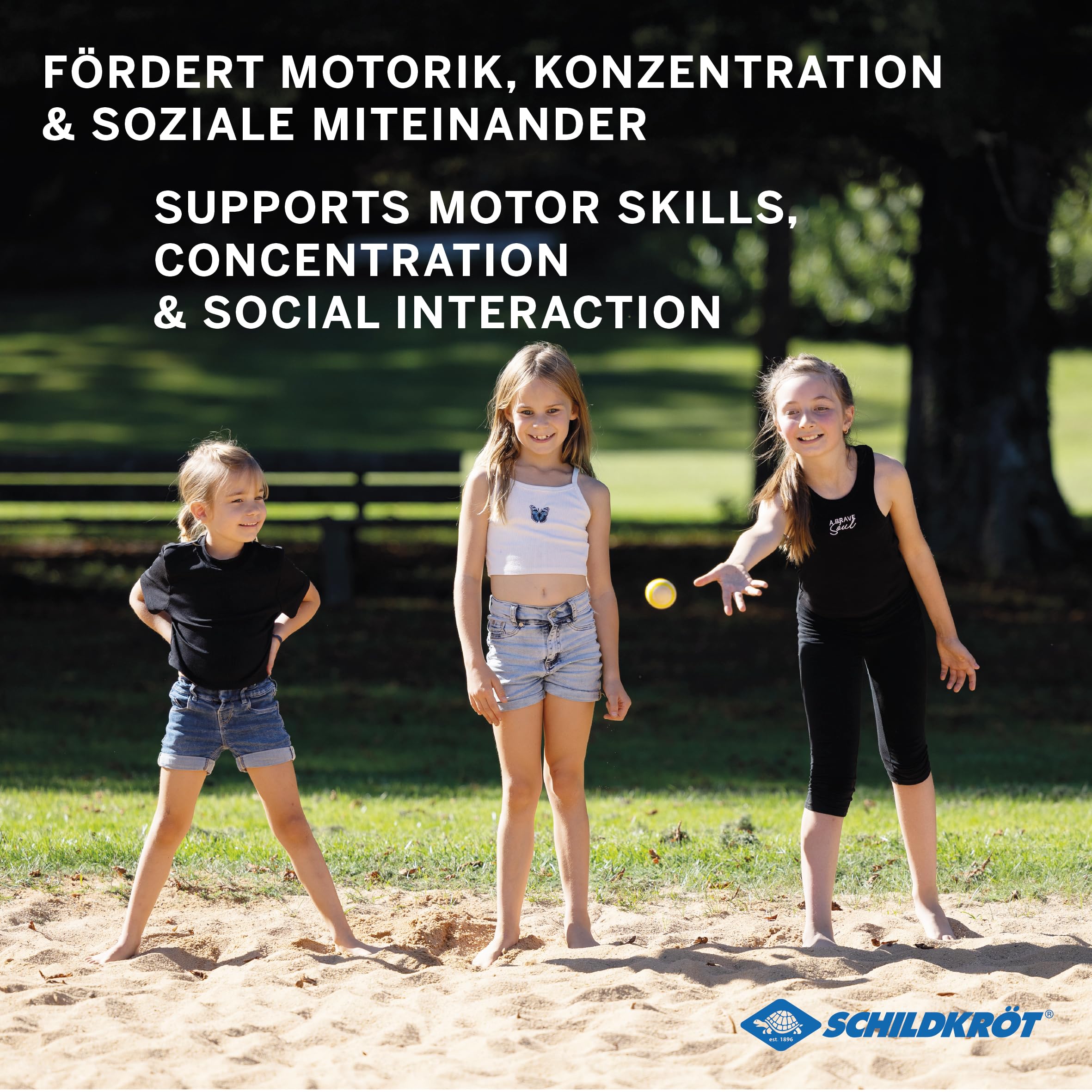 Schildkröt Boccia-Set Holz 6 Kugeln FSC Kinder