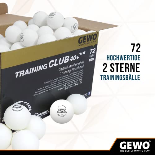 GEWO Ultra SLP Training Club Bälle weiß 72 Stück