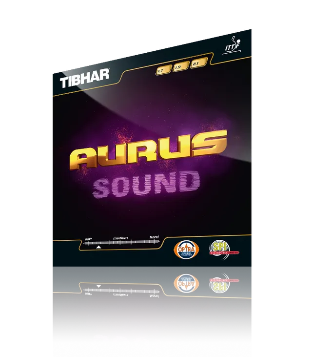 TIBHAR Aurus Sound Tischtennisbelag rot weich