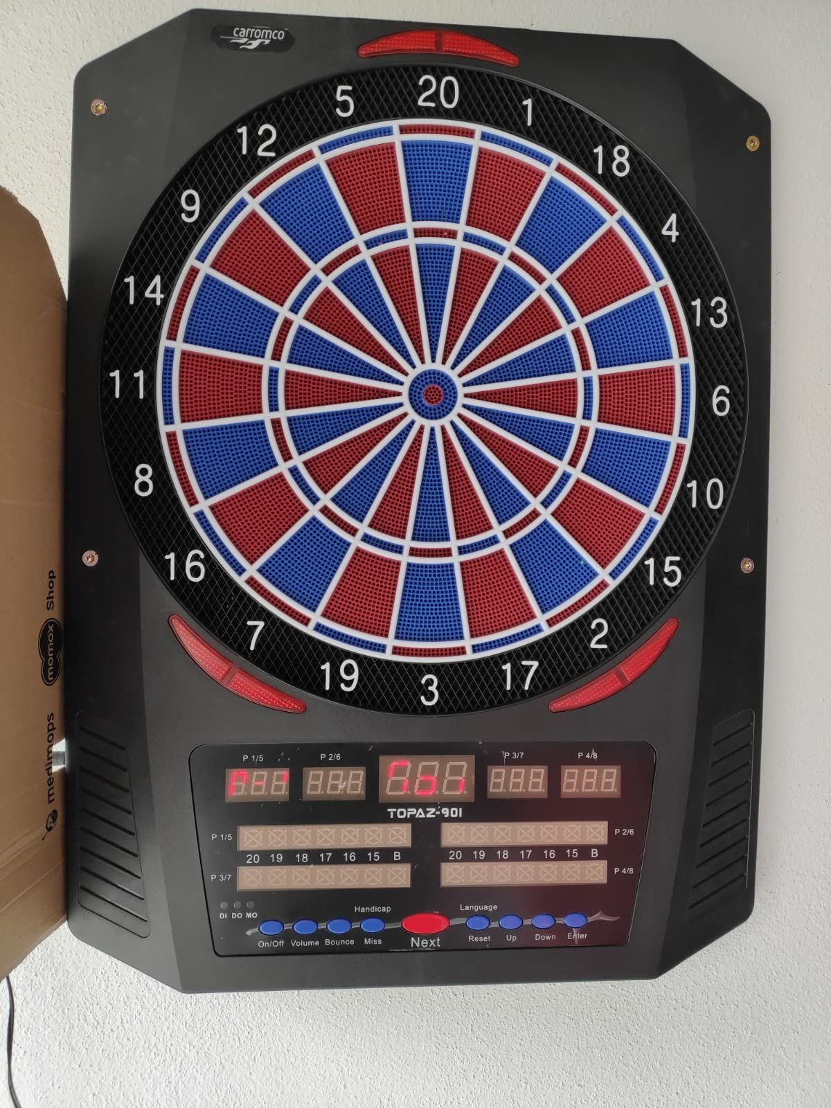 Carromco Electronic Dartboards Topaz-901 E-Dartboard 761