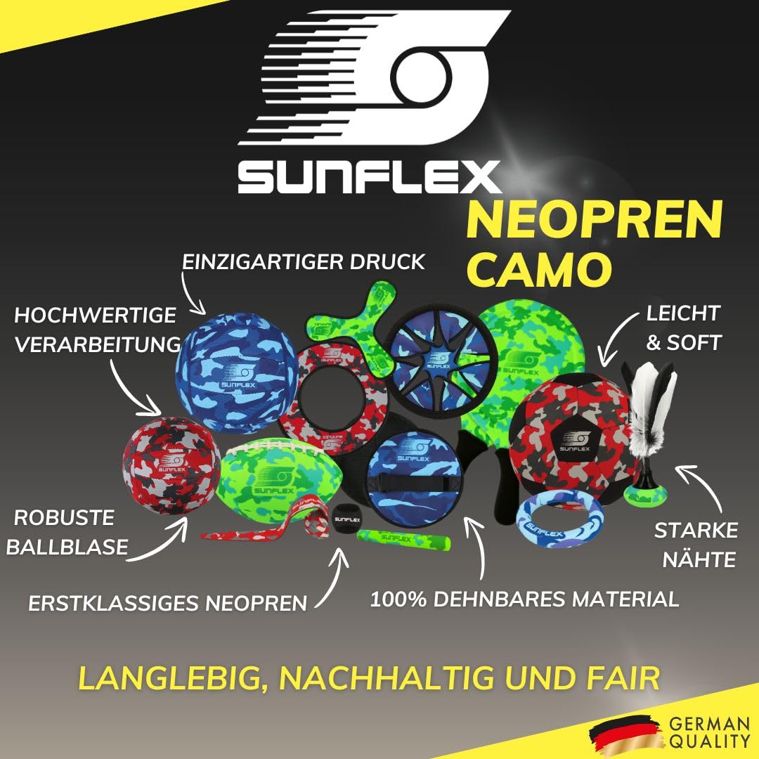 Sunflex NEOREMIX Neptun Wurfscheibe Camo grün weich